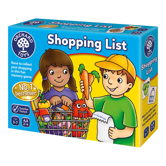 Orchard Toys Shopping List Memory Game - Matching and Memory Games for 3 Year Olds and Up - Kids Educational Toys and Learning Games - Children and Toddler Board Games Ages 3 to 7-2 to 4 Players